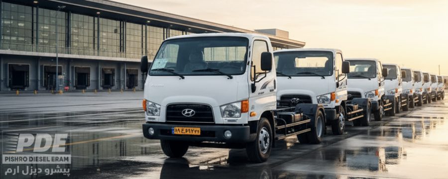 بنر تبلیغاتی کامیونت هیوندای پیشرو دیزل ارم